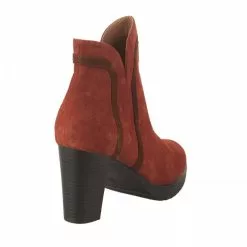 Boots Femme - EMILIE KARSTON - Rouge Brique Rouge -Promos BOOTS Femme Boutique 68668 vignettes 3