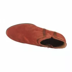 Boots Femme - EMILIE KARSTON - Rouge Brique Rouge -Promos BOOTS Femme Boutique 68668 vignettes 4