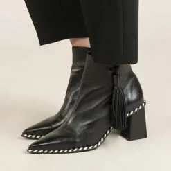 Marian Boots Femme - STYME - Noir Noir 17 Marian Boots Femme - STYME - Noir Noir -Promos BOOTS Femme Boutique 68743 vignettes 7