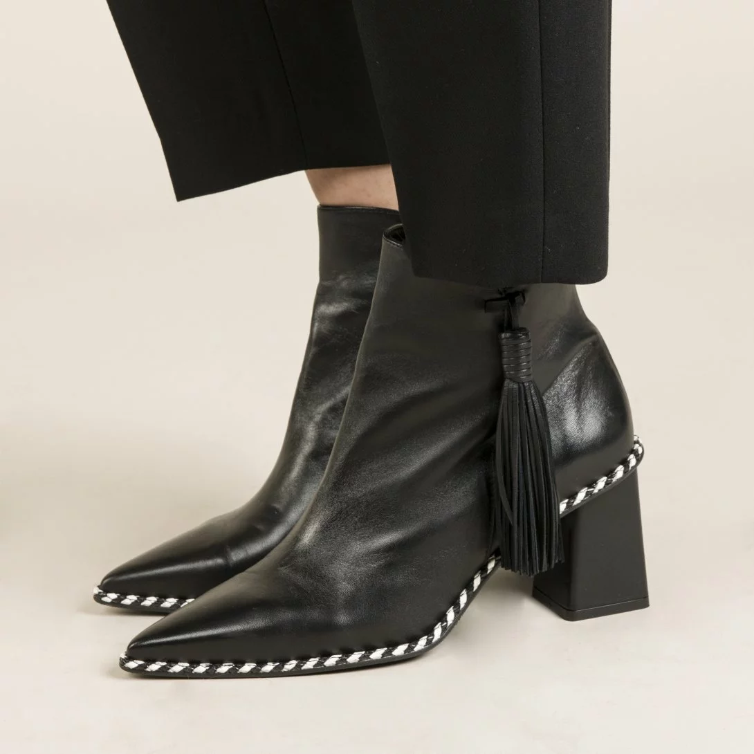 Marian Boots Femme - STYME - Noir Noir 10 Marian Boots Femme - STYME - Noir Noir – Image 8