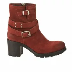 Boots Femme - PAOYAMA - Rouge Rouge