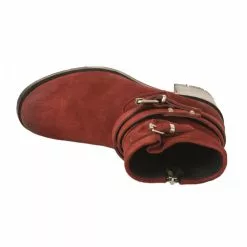 Boots Femme - PAOYAMA - Rouge Rouge -Promos BOOTS Femme Boutique 69294 vignettes 4