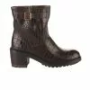 Boots Femme - FELMINI - Marron Fonce Marron -Promos BOOTS Femme Boutique 70095 vignettes 1