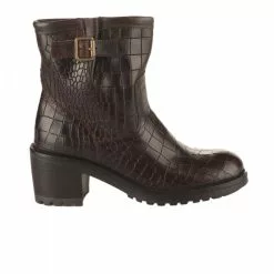 Boots Femme - FELMINI - Marron Fonce Marron