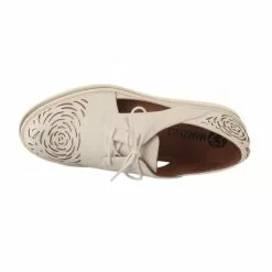 Chaussures à Lacets Femme - MAM'ZELLE - Ecru Ecru -Promos BOOTS Femme Boutique 72077 vignettes 4