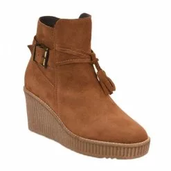 Boots Femme - MIGLIO - Marron Marron -Promos BOOTS Femme Boutique 73606