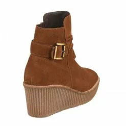 Boots Femme - MIGLIO - Marron Marron -Promos BOOTS Femme Boutique 73606 vignettes 3
