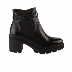Famaco Boots Femme - NG - Noir Verni Noir