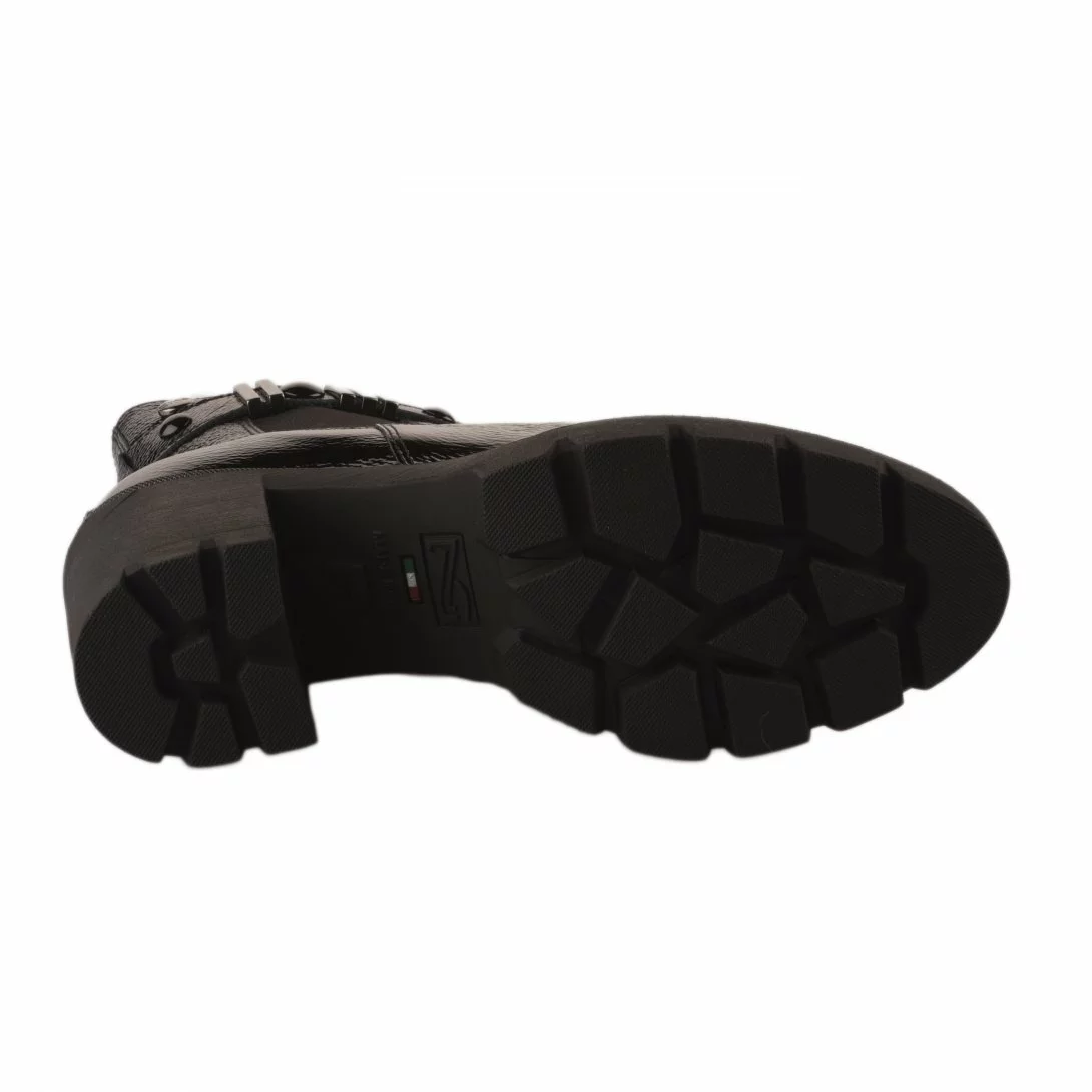 Famaco Boots Femme - NG - Noir Verni Noir 8 Famaco Boots Femme - NG - Noir Verni Noir – Image 6