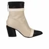 Boots Femme - HALMANERA - Blanc Blanc