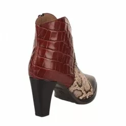 Boots Femme - WONDERS - Rouge Rouge -Promos BOOTS Femme Boutique 73910 vignettes 3