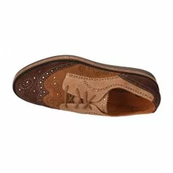 Chaussures à Lacets Femme - MAM'ZELLE - Marron Marron -Promos BOOTS Femme Boutique 74136 vignettes 4