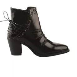 Boots Femme - REGARD - Noir Verni Noir