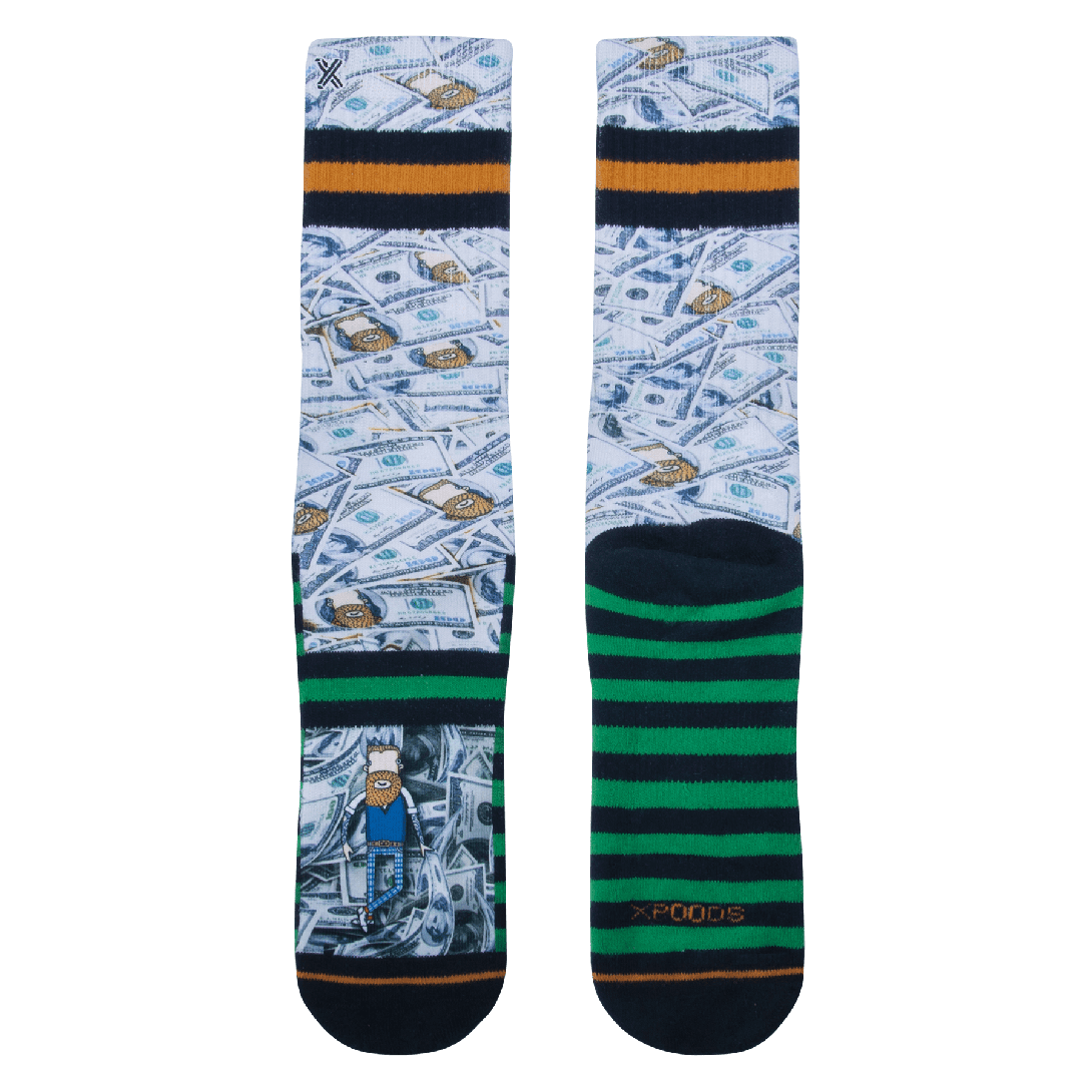 Chaussettes Homme - XPOOOS - Vert Vert 3 Chaussettes Homme - XPOOOS - Vert Vert