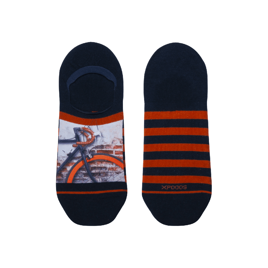 Chaussettes Homme - XPOOOS - Orange Orange 3 Chaussettes Homme - XPOOOS - Orange Orange