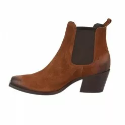 Boots Femme - MIGLIO - Marron Cognac Marron -Promos BOOTS Femme Boutique 74398 vignettes 2