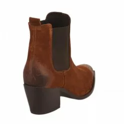 Boots Femme - MIGLIO - Marron Cognac Marron -Promos BOOTS Femme Boutique 74398 vignettes 3