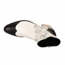 Boots Femme - MAJORELLE - Blanc Blanc -Promos BOOTS Femme Boutique 74400 vignettes 4