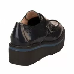 Mocassins Femme - HISPANITAS - Bleu Marine Bleu -Promos BOOTS Femme Boutique 74423 vignettes 3