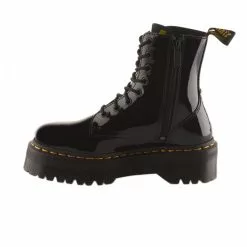 Bottines Fille - DR MARTENS - Noir Verni Noir -Promos BOOTS Femme Boutique 75830 vignettes 2