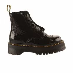 Bottines Femme - DR MARTENS - Noir Verni Noir