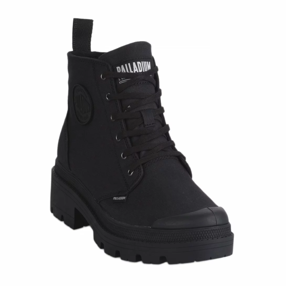 Bottines Fille - PALLADIUM - Noir Noir 3 Bottines Fille - PALLADIUM - Noir Noir – Image 2