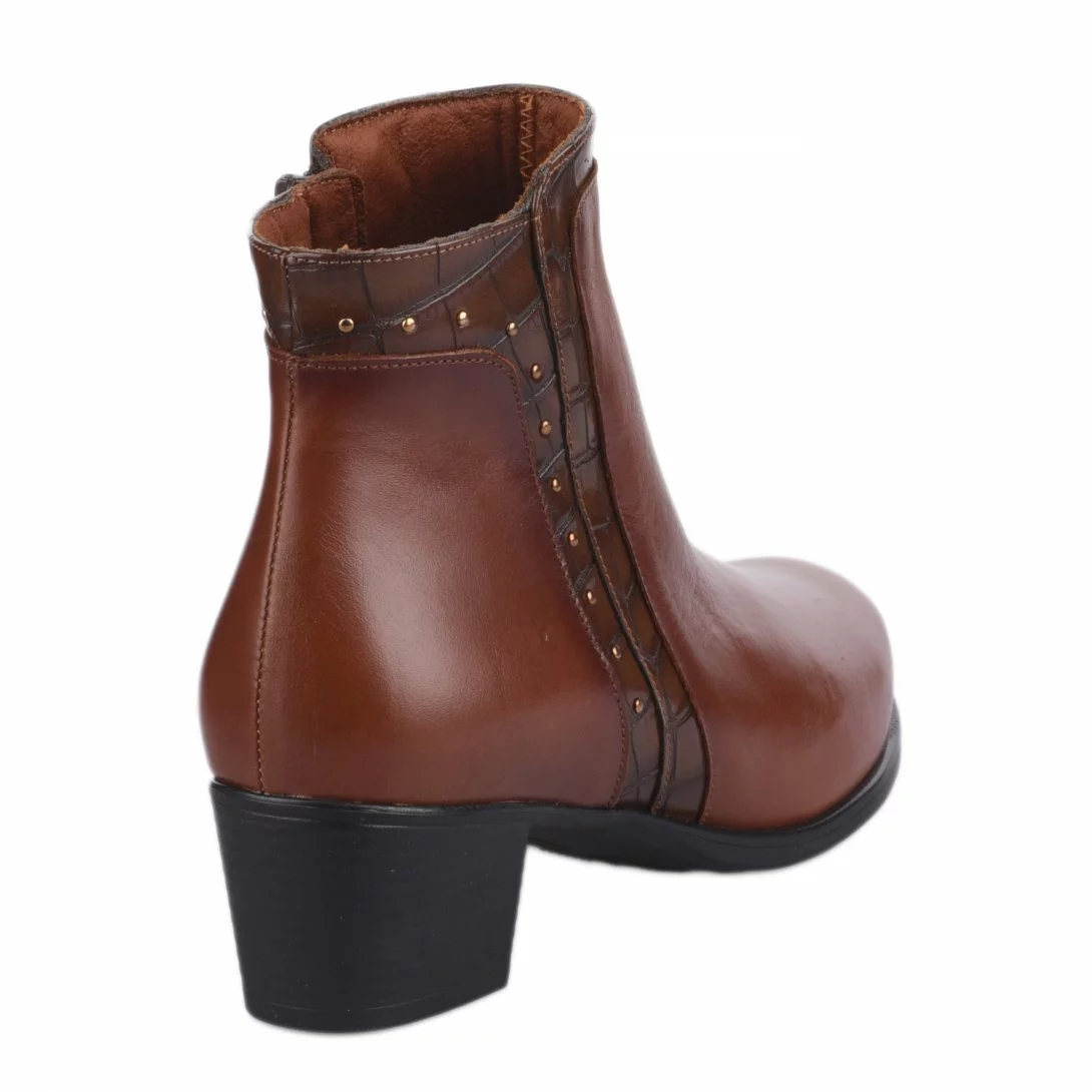 Boots Femme - MARTA - Naturel Naturel 6 Boots Femme - MARTA - Naturel Naturel – Image 4