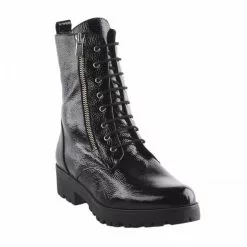 Bottines Femme - ROSEWOOD - Noir Verni Noir -Promos BOOTS Femme Boutique 76504