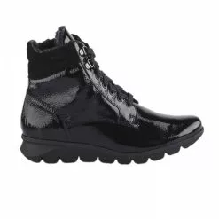 Bottines Femme - GEO REINO - Noir Verni Noir