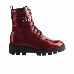 Bottines Femme - GEO REINO - Rouge Vernis Rouge