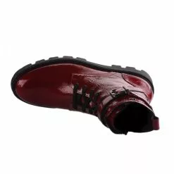 Bottines Femme - GEO REINO - Rouge Vernis Rouge -Promos BOOTS Femme Boutique 76571 vignettes 4