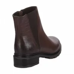 Boots Femme - MIGLIO - Marron Fonce Marron -Promos BOOTS Femme Boutique 76782 vignettes 3
