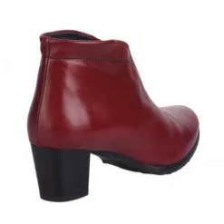 Boots Femme - MARTA - Rouge Rouge -Promos BOOTS Femme Boutique 76784 vignettes 3