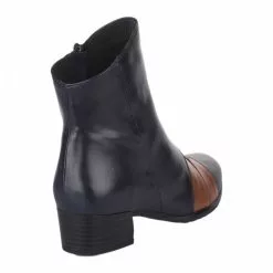 Boots Femme - MARTA - Bleu Marine Bleu -Promos BOOTS Femme Boutique 76786 vignettes 3