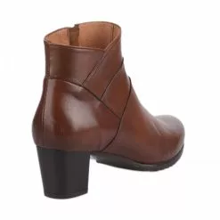 Boots Femme - MARTA - Marron Cognac Marron -Promos BOOTS Femme Boutique 76787 vignettes 3