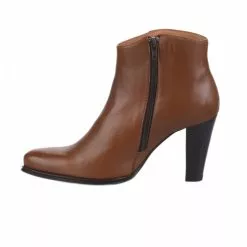 Boots Femme - MAJORELLE - Marron Cognac Marron -Promos BOOTS Femme Boutique 76822 vignettes 2