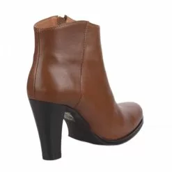Boots Femme - MAJORELLE - Marron Cognac Marron -Promos BOOTS Femme Boutique 76822 vignettes 3