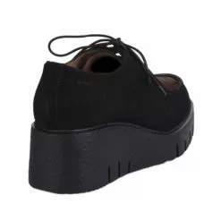 Chaussures à Lacets Femme - WONDERS - Noir Noir -Promos BOOTS Femme Boutique 76849 vignettes 3