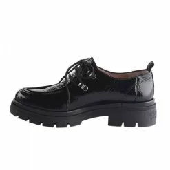 Chaussures à Lacets Femme - HISPANITAS - Noir Verni Noir -Promos BOOTS Femme Boutique 76878 vignettes 2