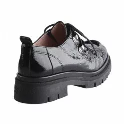 Chaussures à Lacets Femme - HISPANITAS - Noir Verni Noir -Promos BOOTS Femme Boutique 76878 vignettes 3