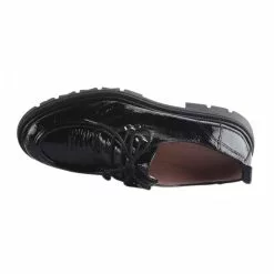 Chaussures à Lacets Femme - HISPANITAS - Noir Verni Noir -Promos BOOTS Femme Boutique 76878 vignettes 4