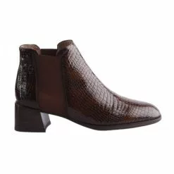 Boots Femme - HISPANITAS - Marron Verni Marron