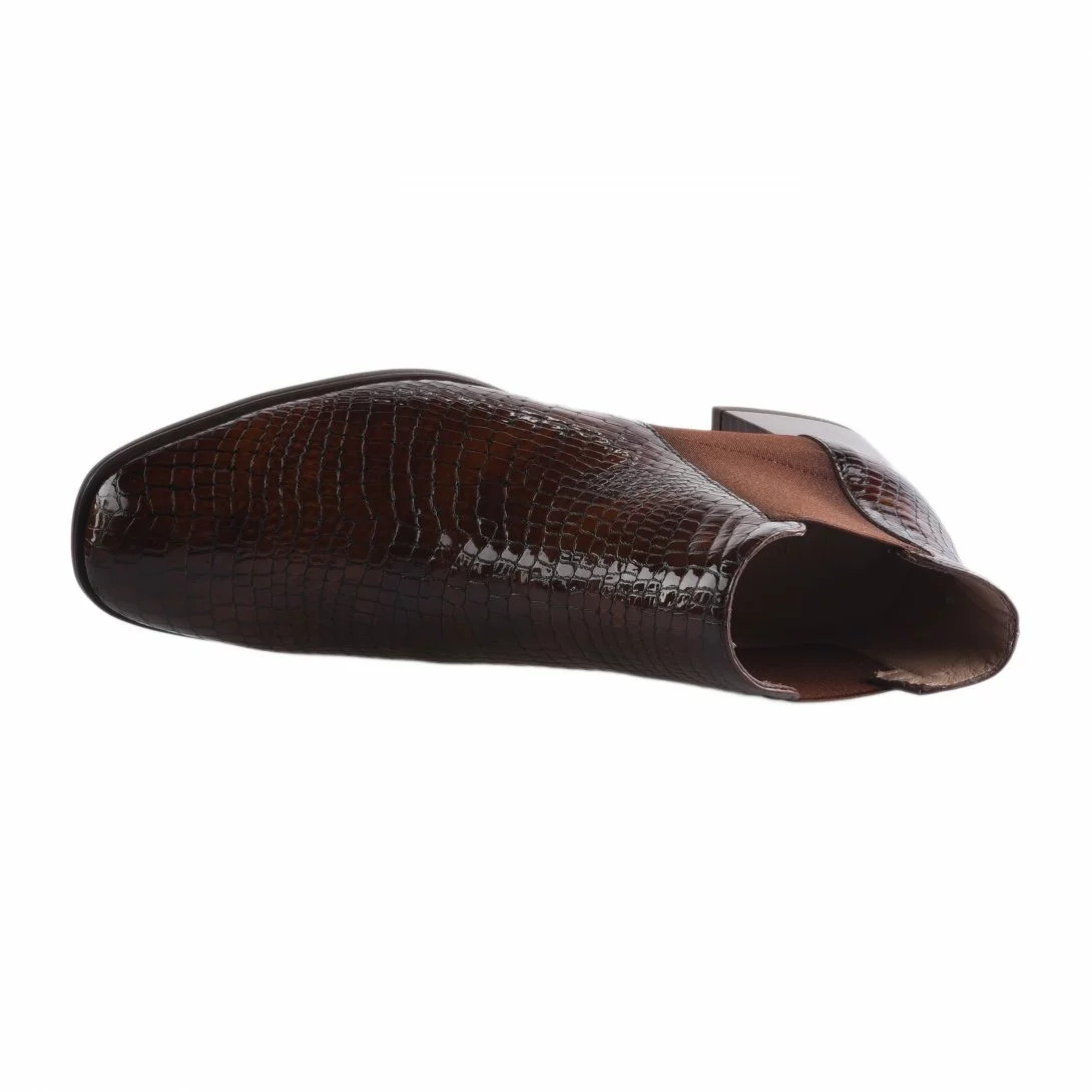 Boots Femme - HISPANITAS - Marron Verni Marron 7 Boots Femme - HISPANITAS - Marron Verni Marron – Image 5