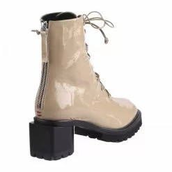 Bottines Femme - HALMANERA - Beige Verni Beige -Promos BOOTS Femme Boutique 76997 vignettes 3