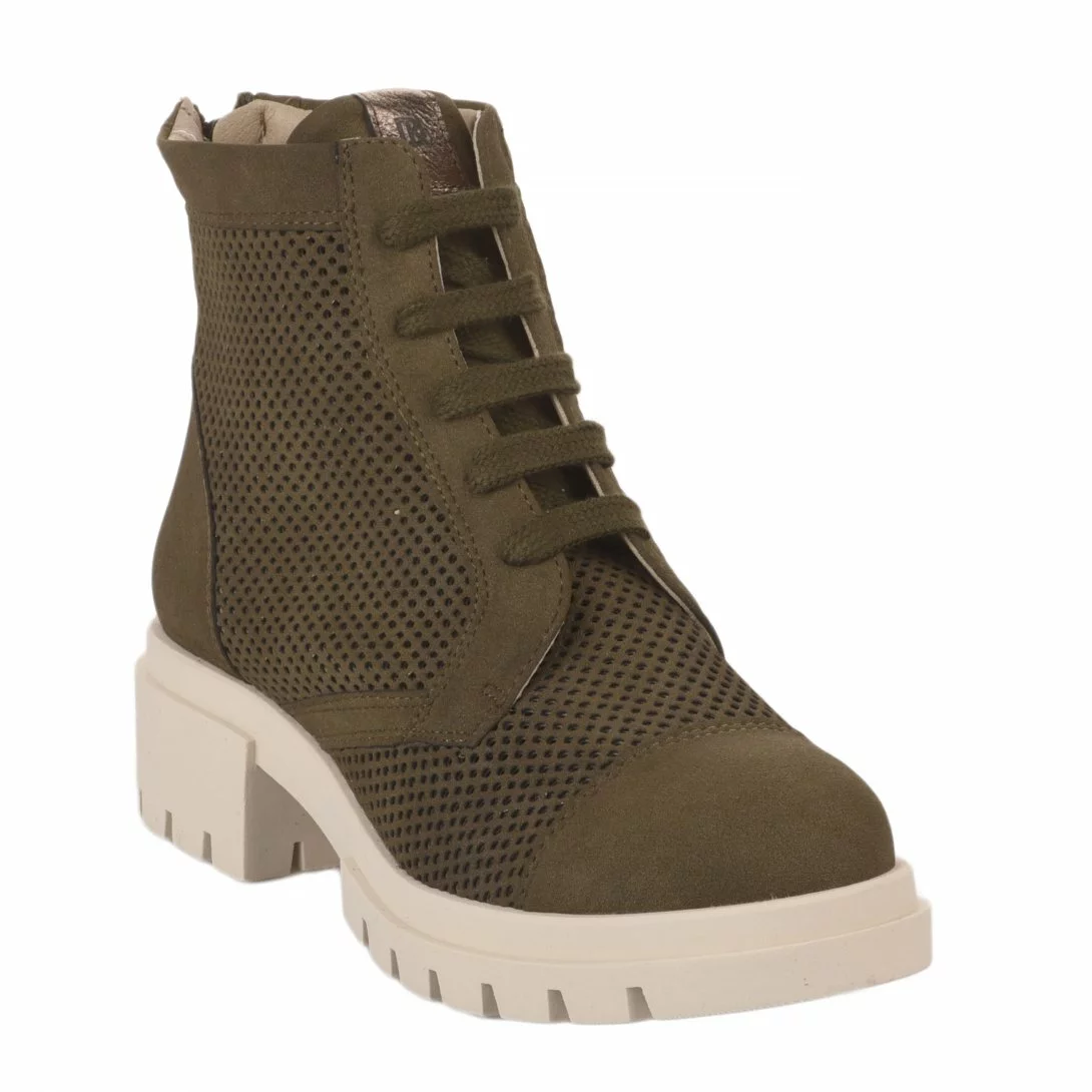 Bottines Femme - DORKING - Kaki Kaki 4 Bottines Femme - DORKING - Kaki Kaki – Image 2