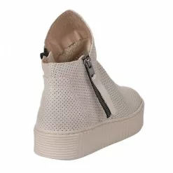 Boots Femme - MIGLIO - Blanc Casse Blanc -Promos BOOTS Femme Boutique 78203 vignettes 3