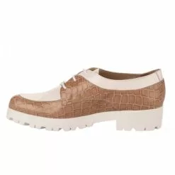 Chaussures à Lacets Femme - ROSEWOOD - Taupe Vernis Taupe -Promos BOOTS Femme Boutique 78258 vignettes 2