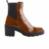 Boots Femme - MIGLIO - Marron Verni Marron -Promos BOOTS Femme Boutique 78744 vignettes 1