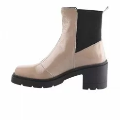 Boots Femme - MIGLIO - Beige Verni Beige -Promos BOOTS Femme Boutique 78745 vignettes 2