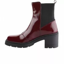 Boots Femme - MIGLIO - Rouge Bordeaux Verni Rouge -Promos BOOTS Femme Boutique 78746 vignettes 2